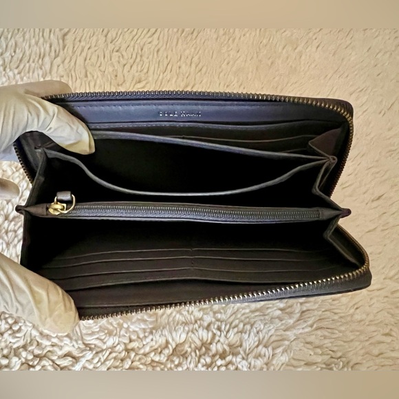 Cole Haan Continental Leather Zip Around Wallet - Picture 4 of 6